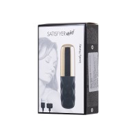 Вибромассажер Satisfyer Sparkling Darling, силикон, черный, 11,4 см.