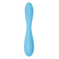 Стимулятор точки G с фиксацией формы Satisfyer G-Spot Flex 4+ Connect App, голубой, 19,5 см