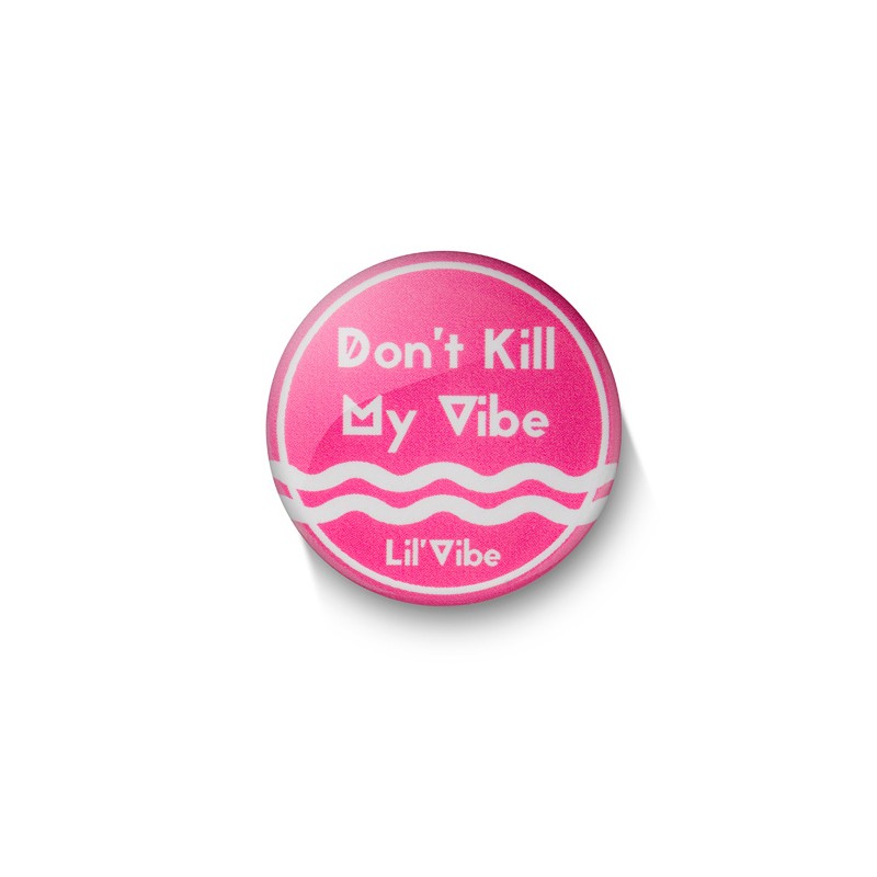 Нереалистичный вибратор Lil'Vibe, силикон, розовый, 10 см