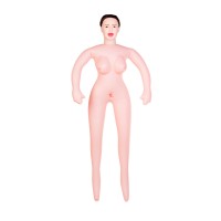 Кукла надувная Dolls-X by TOYFA Gabriella с реалистичной головой, брюнетка, с тремя отверстиями