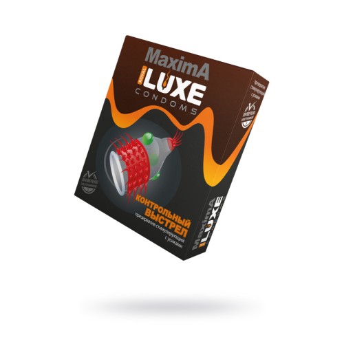 Презервативы Luxe, maxima, «Контрольный выстрел», 18 см, 5.2 см, 1 шт.