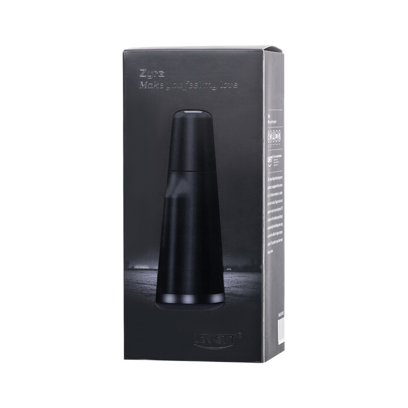 Мастурбатор Levett Zyra, TPE, черный, 22 см