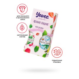 Набор гелей-смазок Yovee для любви (721005+721053), вкусовой (мята) + увл (алоэ), 2х100 мл