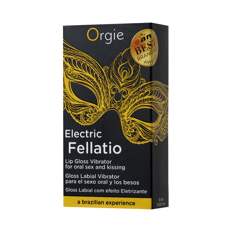 Блеск для губ Orgie Sexy Vibe Electric Fellatio с вибрирующим эффектом, 10 мл
