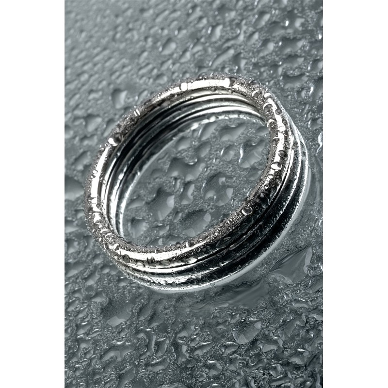 Кольцо на пенис TOYFA Metal, серебряное, Ø 4,8 см