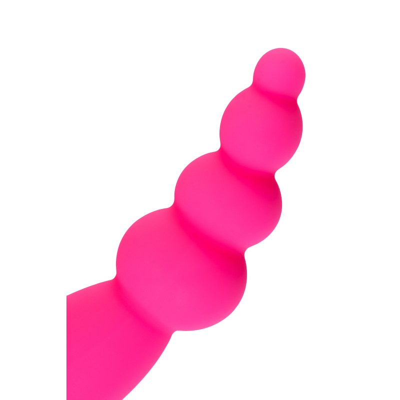 Анальная втулка A-Toys by TOYFA Hild, силикон, розовый, 11 см
