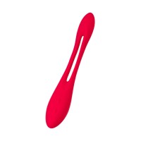Гибкий вибратор с фиксацией формы Satisfyer Elastic Joy, красный, 20 см