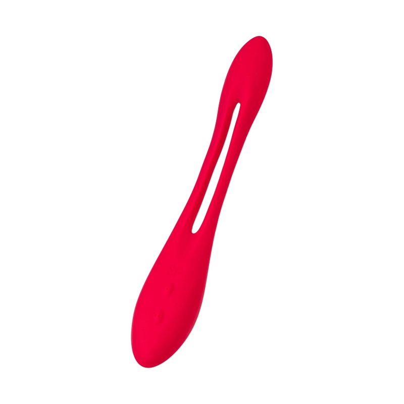 Гибкий вибратор с фиксацией формы Satisfyer Elastic Joy, красный, 20 см