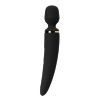 Нереалистичный вибратор Satisfyer Wand-er Woman, ABS пластик, черный, 34 см