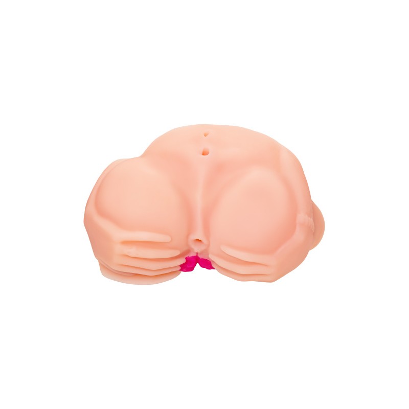 Мастурбатор реалистичный TOYFA Juicy Pussy Nicole с вибрацией, вагина и анус, TPR, телесный, 19 см