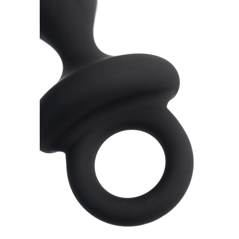 Анальная пробка Erotist Strob S - size, силикон, черная, 11,7 см
