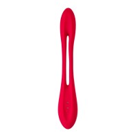 Гибкий вибратор с фиксацией формы Satisfyer Elastic Joy, красный, 20 см