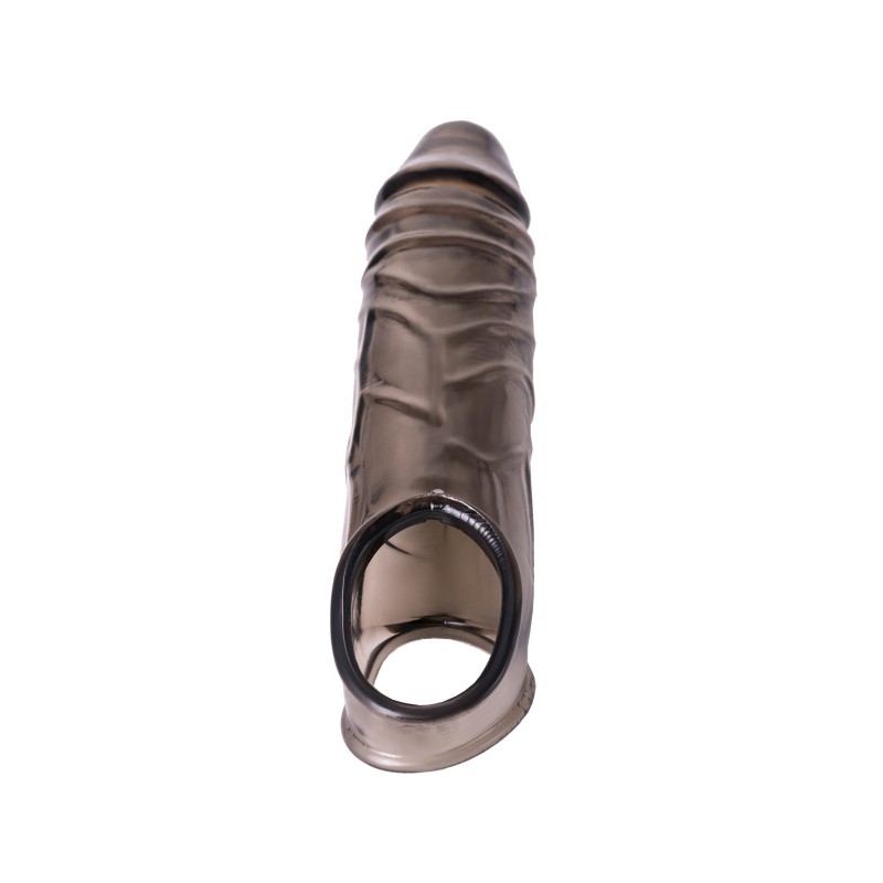 Насадка XLover by TOYFA, для увеличения размера, TPE, черная, 15,5 см