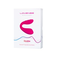 Многофункциональный стимулятор для пар LOVENSE Quake (Dolce), силикон, розовый, 20 см