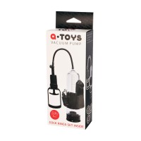 Помпа для пениса A-Toys by TOYFA с вибрацией, PVC, чёрный, 22,8 см