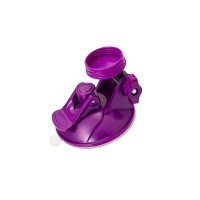 Вибратор с клиторальным стимулятором A-Toys by TOYFA, TPR, фиолетовый, 22,5 см