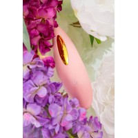 Вакуумный стимулятор Flovetta LILY, силикон, розовый, 13 см