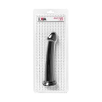 Нереалистичный фаллоимитатор Jelly Dildo L Toyfa Basic, TPE, черный, 20 см
