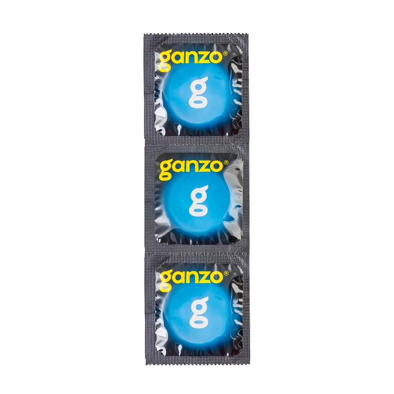 Презервативы  GANZO XXL увеличенные, латекс, 19 см, 5,5 см, 3 шт.