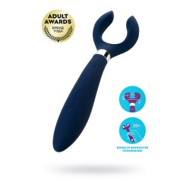 Многофункциональный стимулятор для пар Satisfyer Partner Multifun 3, Силикон, Синий, 23,5 см