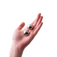 Вагинальные шарики Metal by TOYFA, металл, серебряные, Ø 2,5 см