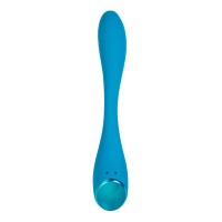 Стимулятор точки G с фиксацией формы Satisfyer G-Spot Flex 5 Connect App, голубой, 19,6 см