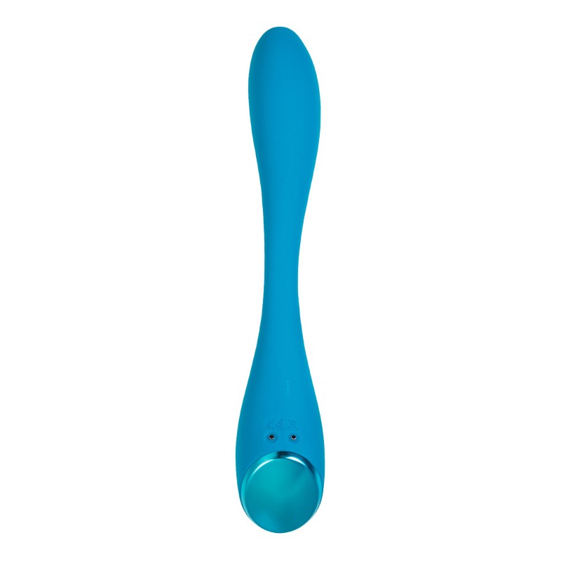 Стимулятор точки G с фиксацией формы Satisfyer G-Spot Flex 5 Connect App, голубой, 19,6 см
