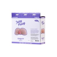 Мастурбатор реалистичный TOYFA Juicy Pussy Scarlett с вибрацией, вагина и анус, TPR, телесный, 17 см