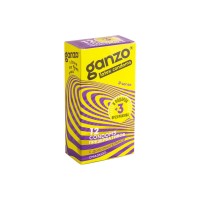 Презервативы Ganzo, sense, ультратонкие, латекс, 18 см, 5,2 см, 15 шт.