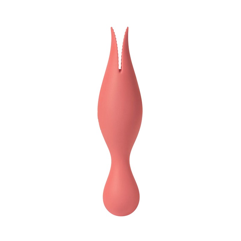 Вибратор Svakom Siren, силикон, красный, 18,9 см