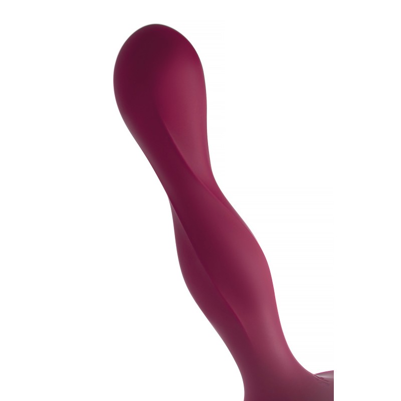 Фаллоимитатор Satisfyer Double Ball-R, силикон, красный, 18 см
