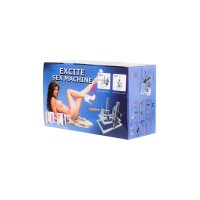 Секс-машина Diva EXCITE, с тремя насадками, металл, серебряная, 53 см
