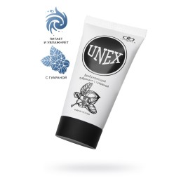 Лубрикант UNEX  с возбуждающим  эффектом, на водной основе с гуараной, 50 мл