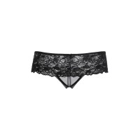 Шортики открытые кружевные SoftLine Collection, черный, S/M