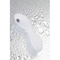 Вакуумный стимулятор клитора с вибрацией Satisfyer Curvy Trinity 5 Connect App, белый, 16,5 см