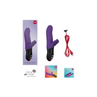 Пульсатор Fun Factory BI STRONIC FUSION, силикон, фиолетовый, 22 см
