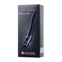 Вибратор Mystim Electric Eric силиконовый с электростимуляцией, черный, 27 см