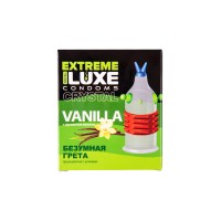 Презервативы Luxe, extreme, «Безумная Грета», ваниль, 18 см, 5,2 см, 1 шт.