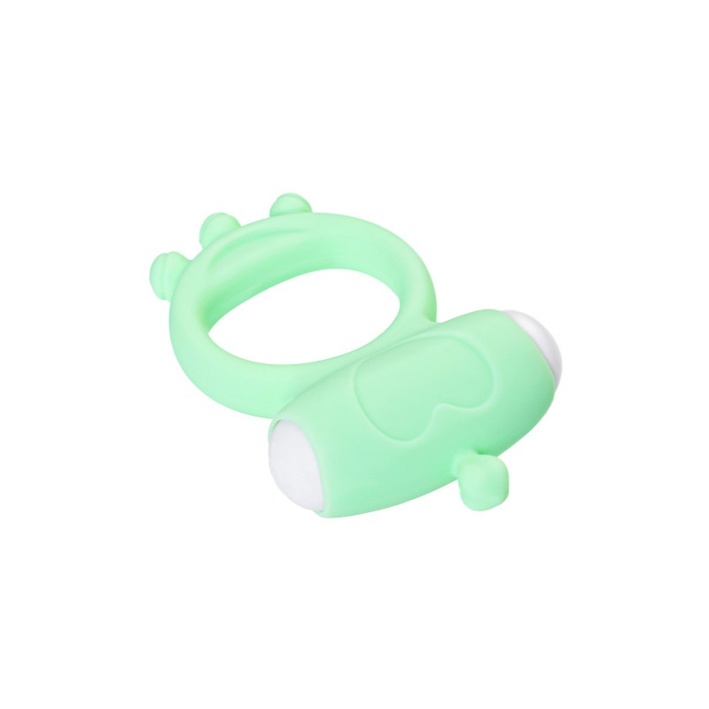 Виброкольцо на пенис A-Toys by TOYFA Fowd, силикон, зеленое, Ø 2,6 см