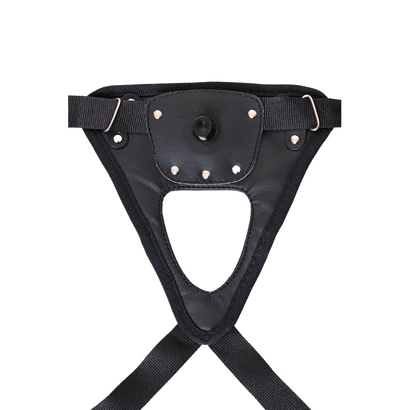 Страпон на креплении RealStick Strap-On Jax, TPR, телесный, 17,9 см