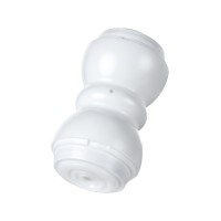 Мастурбатор нереалистичный MensMax Smart Doubble, TPE, желтый, 14,5 см
