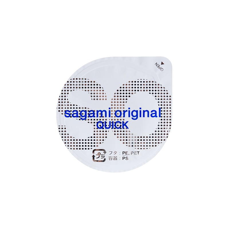 Презервативы Sagami, original Quick 0.02, полиуретан, 17 см, 5,5 см, 6 шт.