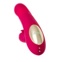 Виброкролик с функцией Up&Down JOS Seri, силикон, розовый, 22 см
