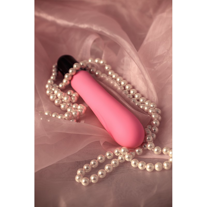 Нереалистичный вибратор L'EROINA by TOYFA Polly, силикон, розовый, 18,3 см, Ø 3 см