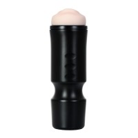 Мастурбатор A-Toys by TOYFA Denna, рот, TPE, черный, 24 см, 7,6 см