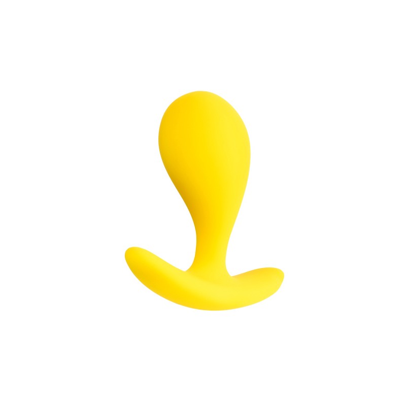 Анальная втулка ToDo by Toyfa Blob, силикон, желтая, 5,5 см, Ø 2,1 см