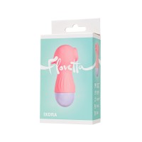 Вакуум-волновой стимулятор Flovetta IXORA, силикон, розовый, 9,8 см