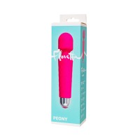 Вибромассажер Flovetta PEONY, силикон, розовый, 20,5 см