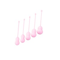 Набор вагинальных шариков Flovetta TULIPS, силикон, розовый, 5,3 см