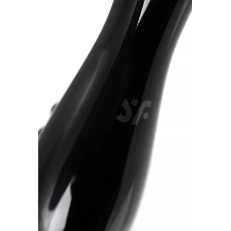 Двусторонний фаллоимитатор Satisfyer Dazzling Crystal 1, стекло, черный, 18,5 см
